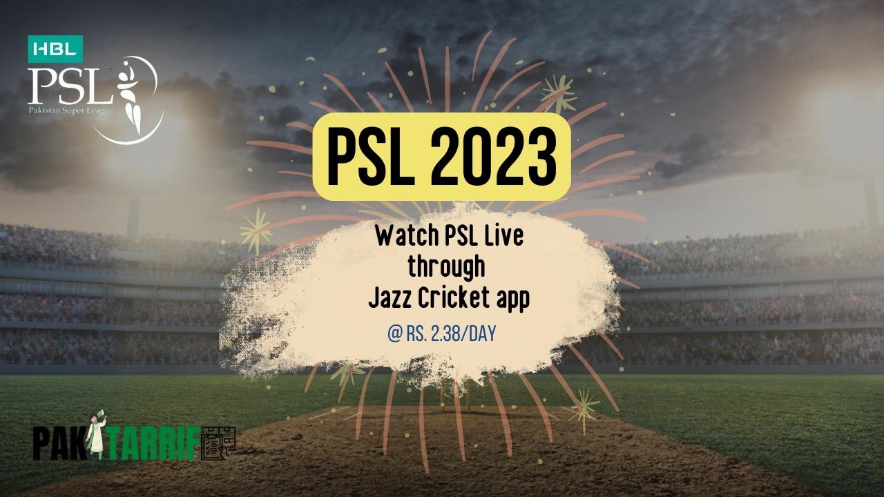 watch free live PSL on Jazz