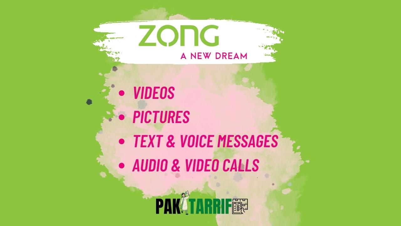 zong weekly whatsapp offer features