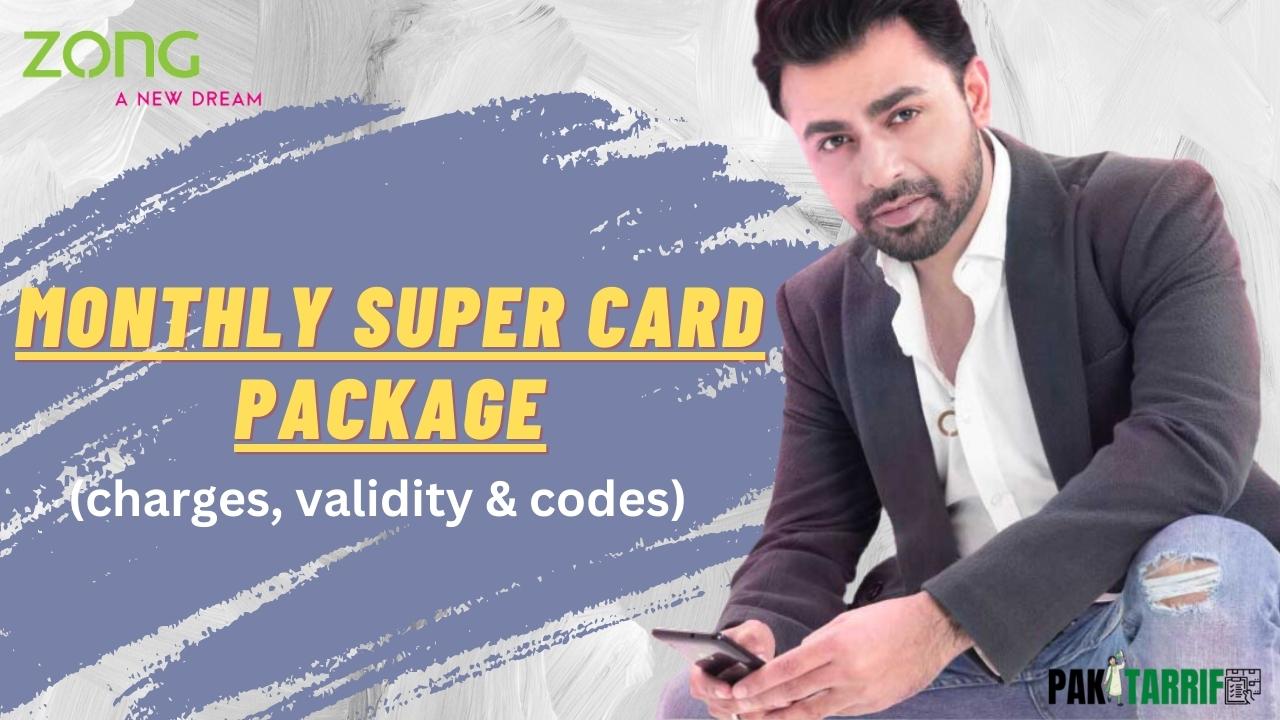 Zong Monthly Super Card