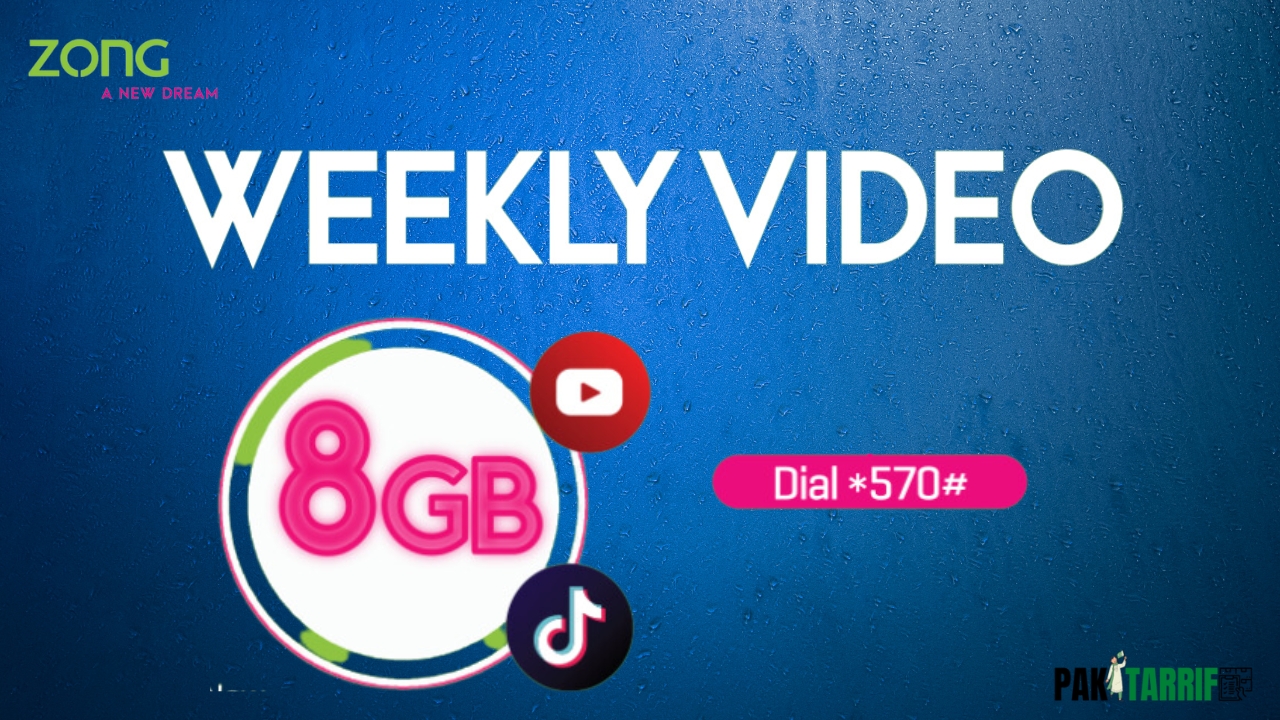 zong weekly video offer