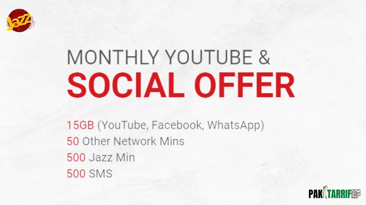 Jazz Monthly YouTube and Social Offer details