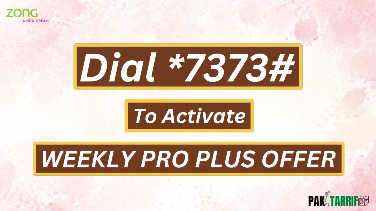 Zong Weekly Pro Plus activation code