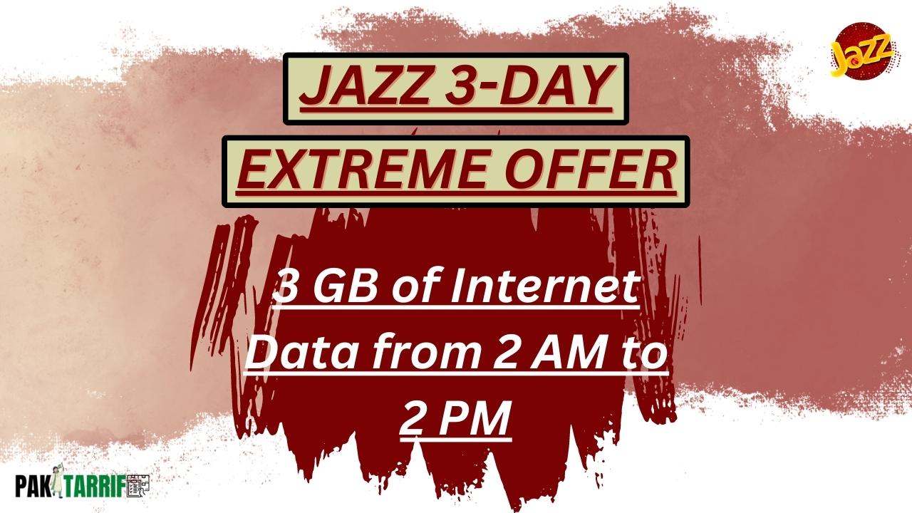 Jazz 3 Day Extreme Offer resources