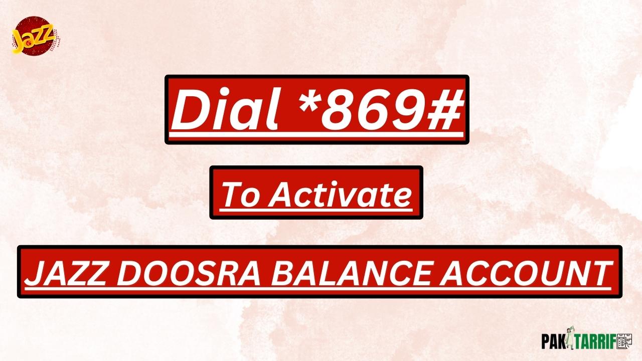 Jazz Doosra Balance Account service code