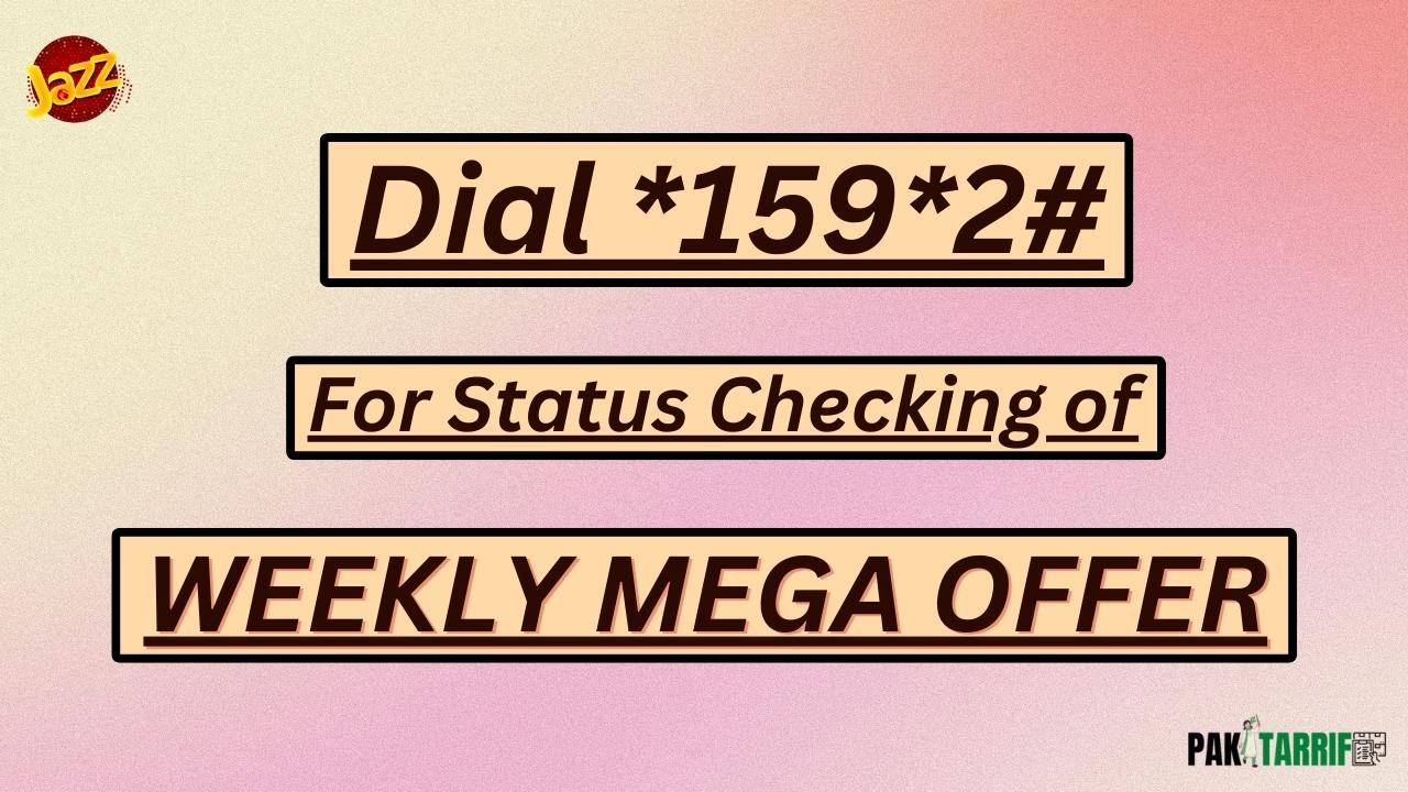 Jazz Weekly Mega Offer status code