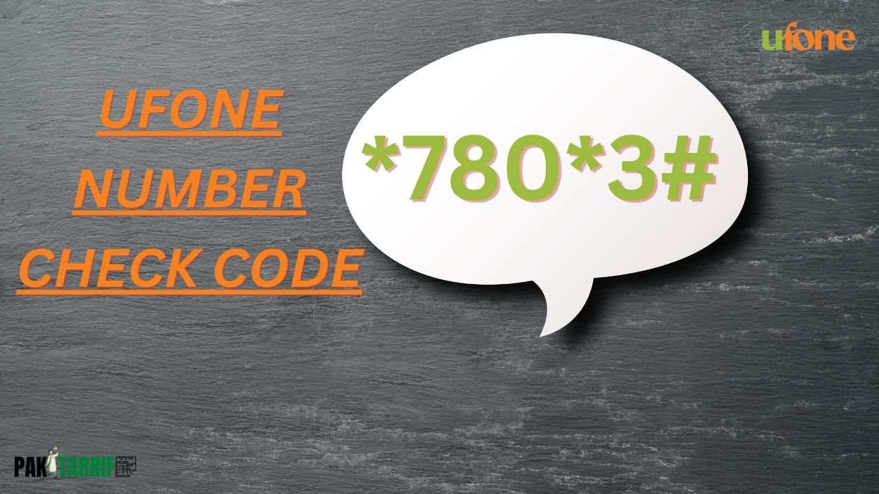 Ufone Number Check code