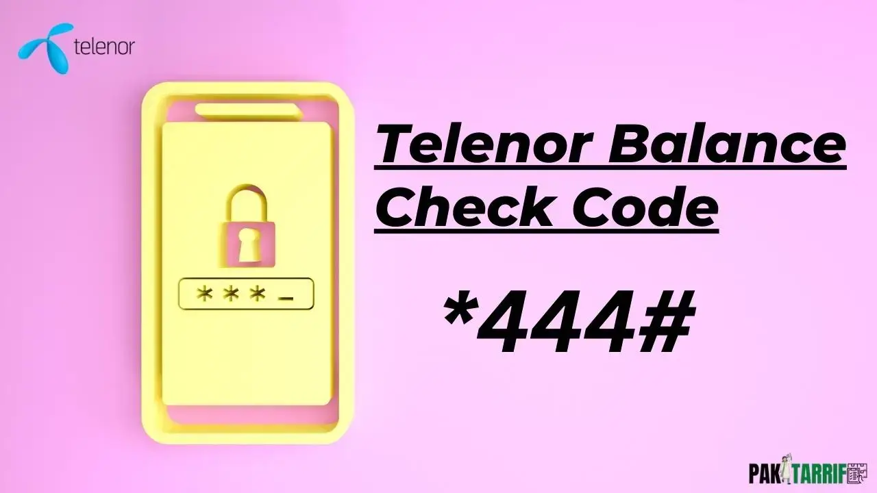 Telenor Balance Check code