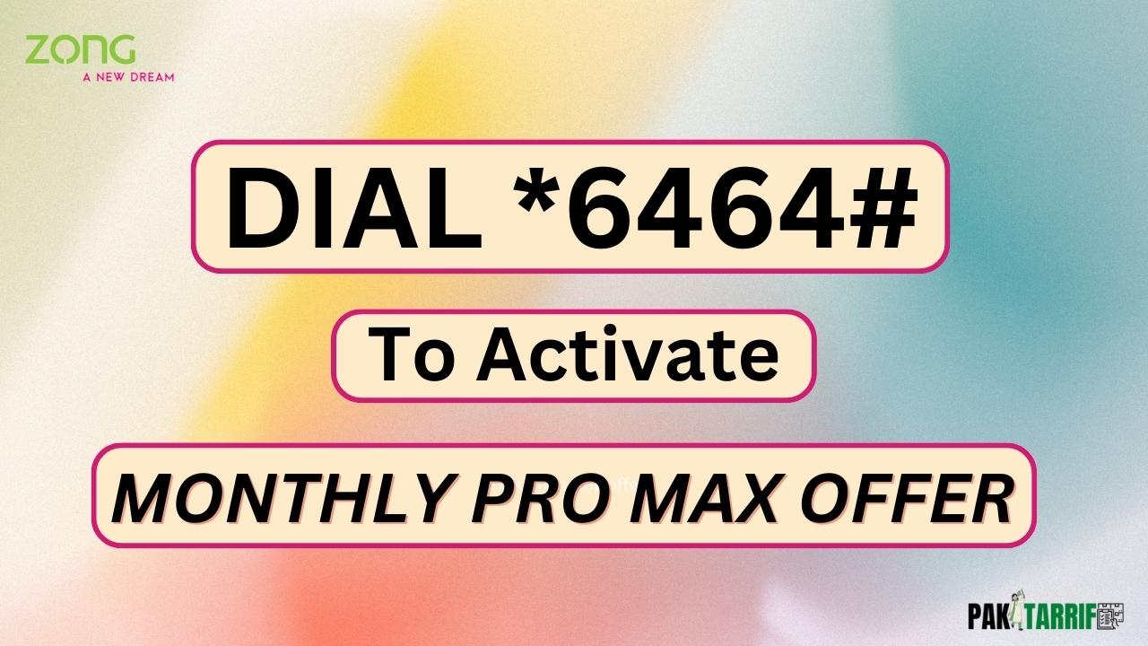 Zong Monthly Pro Max code