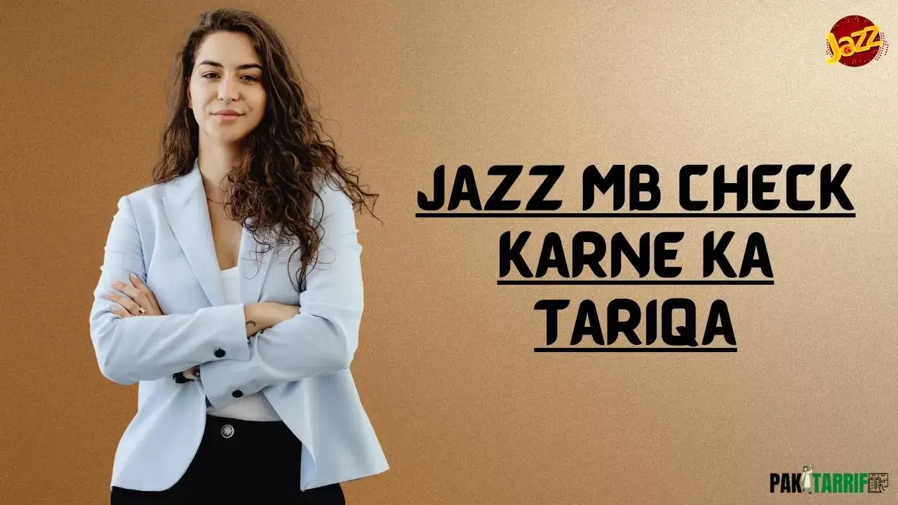 Jazz MB Check Code - Jazz Status Check Code - Jazz MB Check Karne Ka Tariqa