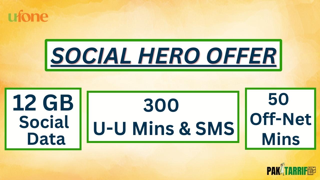 Ufone Social Hero Package