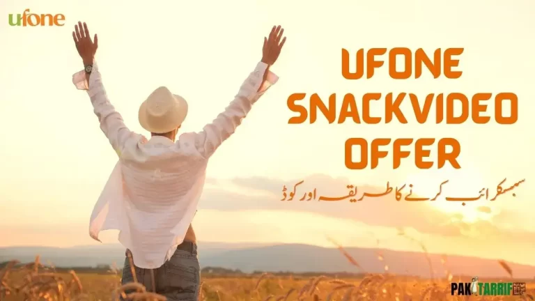 Ufone Weekly Snackvideo Offer