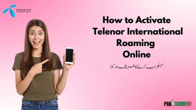 Activate Telenor International Roaming online