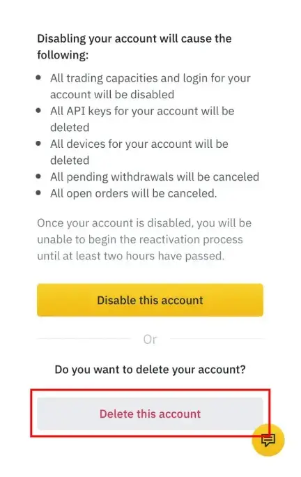 How To Delete Binance Account Permanently - delete this account