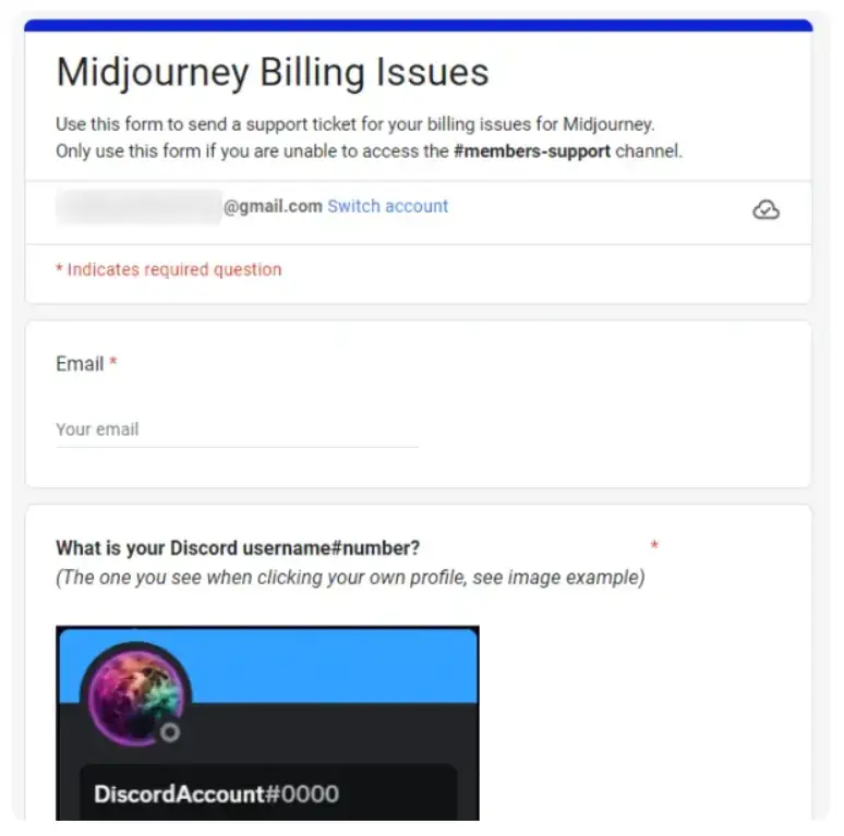 How to Delete Midjourney Account Permanently - google forms