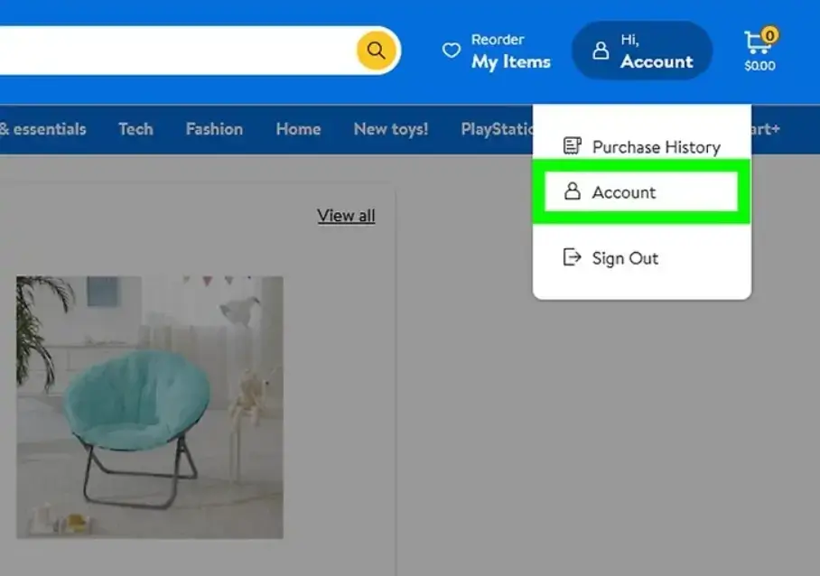 How to Delete Your Walmart Account - account