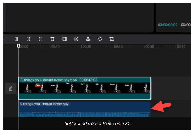 How to Split Sound from a Video on a PC with CapCut