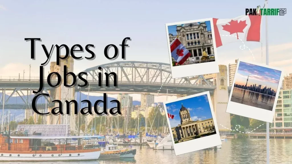 types of jobs in Canada