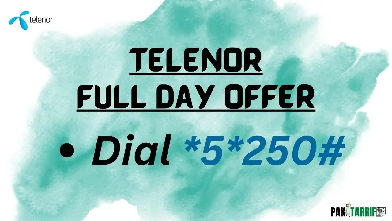 Telenor 1 Day Call Package Code - Telenor Full Day Offer Code, Charges, and Details